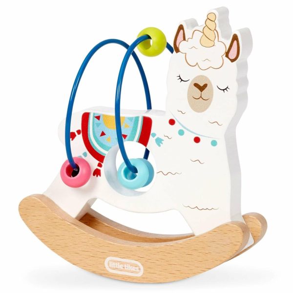 Baby Toys | Wooden Critters™ Busy Beads – Llama-Corn Baby Toys Baby Toys