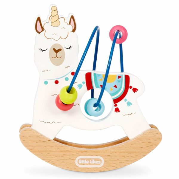 Baby Toys | Wooden Critters™ Busy Beads – Llama-Corn Baby Toys Baby Toys