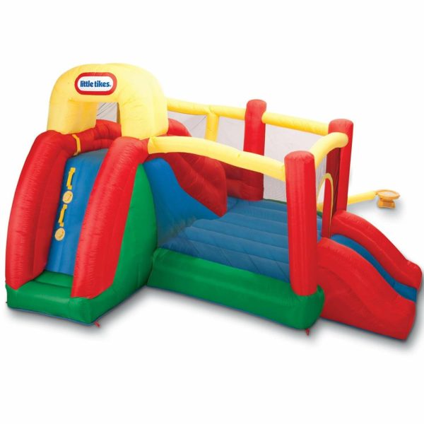 Bounce Houses And Inflatables | Double Fun Slide ‘N’ Bounce™ Bouncer Active Play Bounce Houses And Inflatables