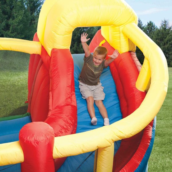 Bounce Houses And Inflatables | Double Fun Slide ‘N’ Bounce™ Bouncer Active Play Bounce Houses And Inflatables