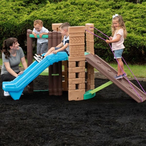 Climbers And Slides | 2-In-1 Castle Climber Active Play Climbers And Slides