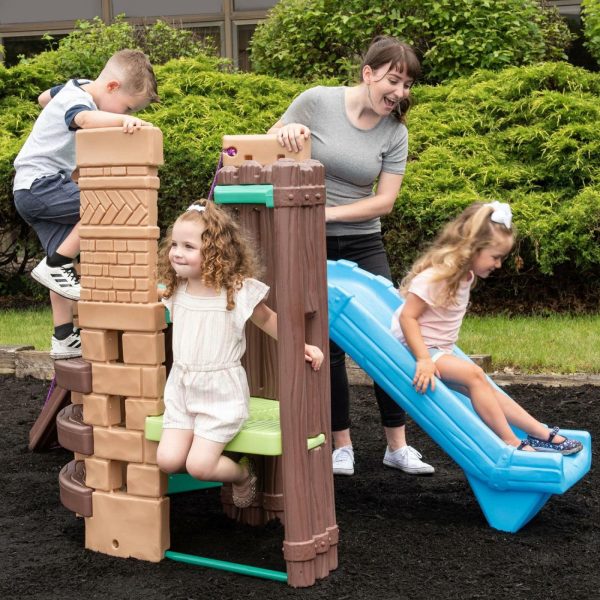 Climbers And Slides | 2-In-1 Castle Climber Active Play Climbers And Slides