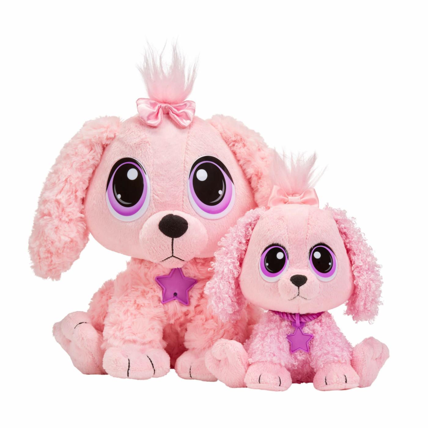 Dolls And Plush Toys | Rescue Tales™ Pink Poodle Adoptable Pet & Pink Poodle Baby