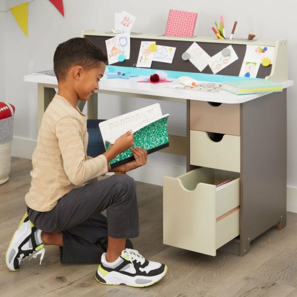 Kids Desks | 2-In-1 Chalkboard Desk Furniture Kids Desks