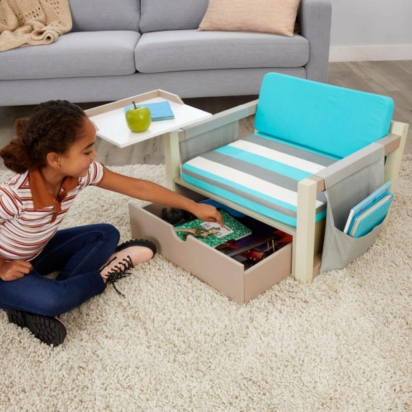 Kids Desks | 2-In-1 Fun & Study Swivel Desk Furniture Kids Desks