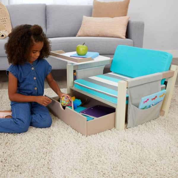 Kids Desks | 2-In-1 Fun & Study Swivel Desk Furniture Kids Desks