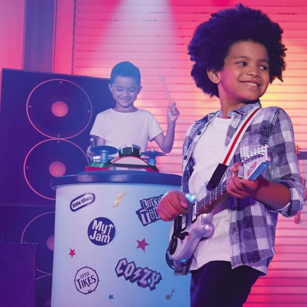 Music Toys | My Real Jam™ First Concert Set With Drums, Keyboard And Electric Guitar Preschool Toys Little Tikes