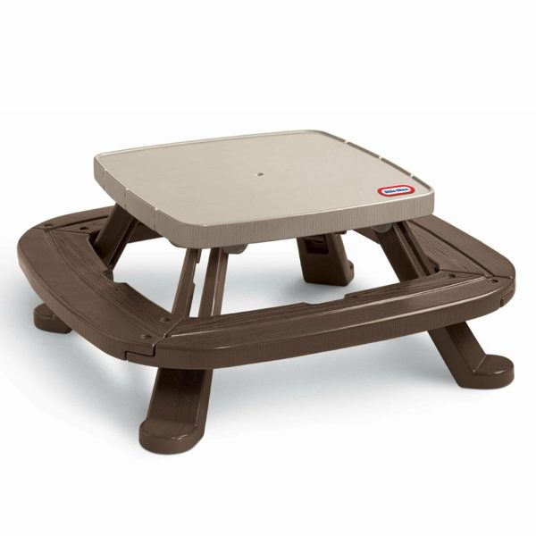 Patio Furniture | Fold ‘N Store™ Picnic Table With Market Umbrella Furniture Little Tikes