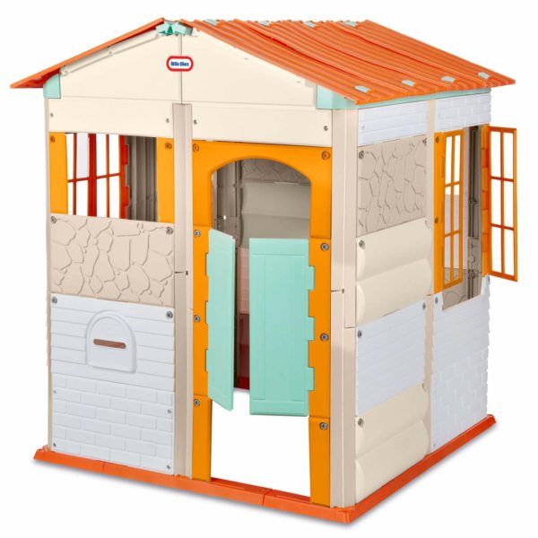 Playhouses | Build-A-House™ – Tan Active Play Little Tikes