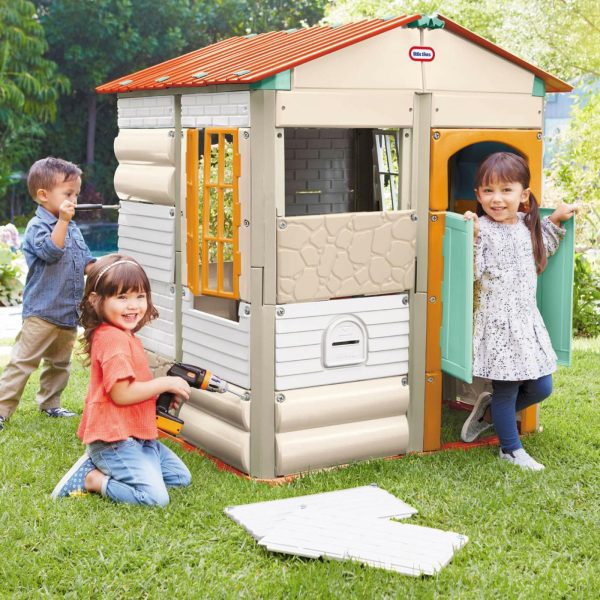 Playhouses | Build-A-House™ – Tan Active Play Little Tikes