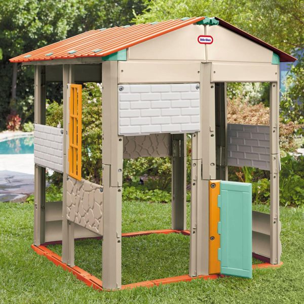 Playhouses | Build-A-House™ – Tan Active Play Little Tikes