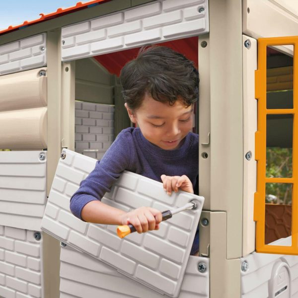 Playhouses | Build-A-House™ – Tan Active Play Little Tikes