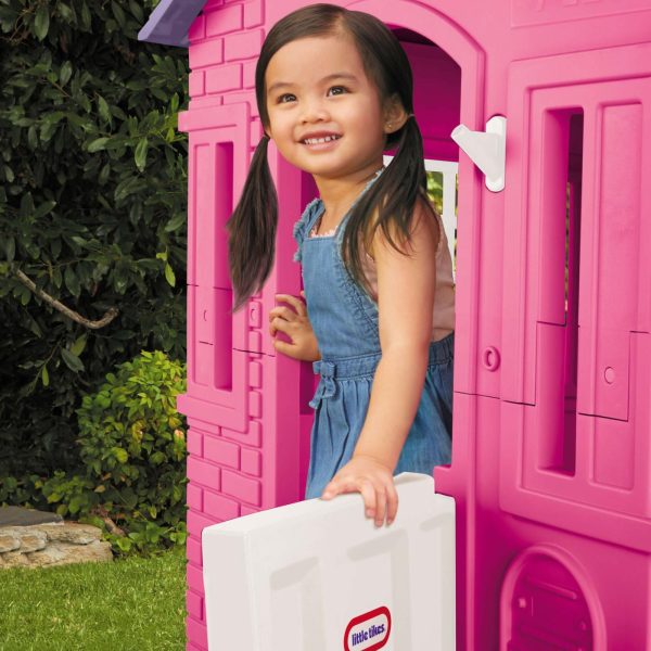 Playhouses | Cape Cottage Playhouse™ – Pink Active Play Little Tikes