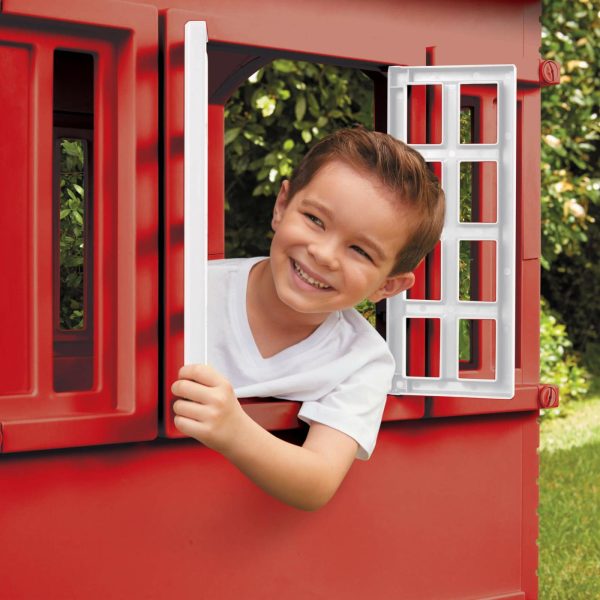 Playhouses | Cape Cottage Playhouse™ – Red Active Play Little Tikes