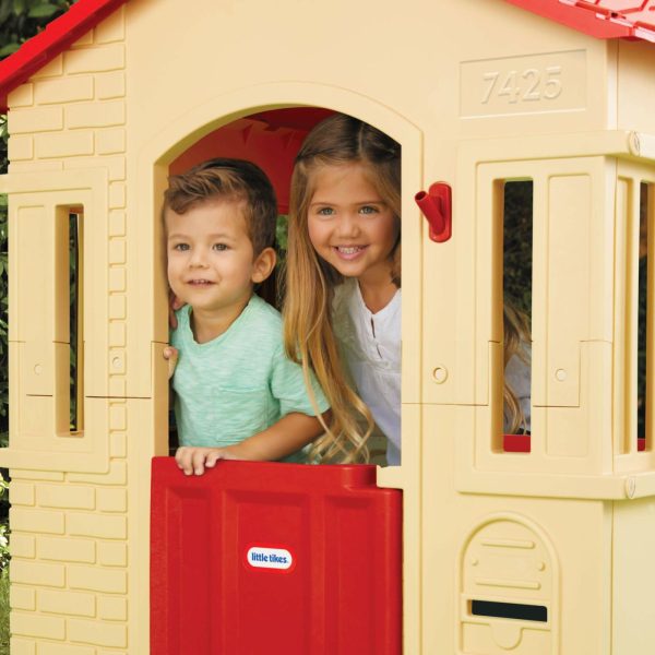 Playhouses | Cape Cottage Playhouse™ – Tan Active Play Little Tikes