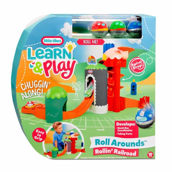 Playsets | Learn & Play™ Roll Arounds™ Rollin’ Railroad Playsets Little Tikes