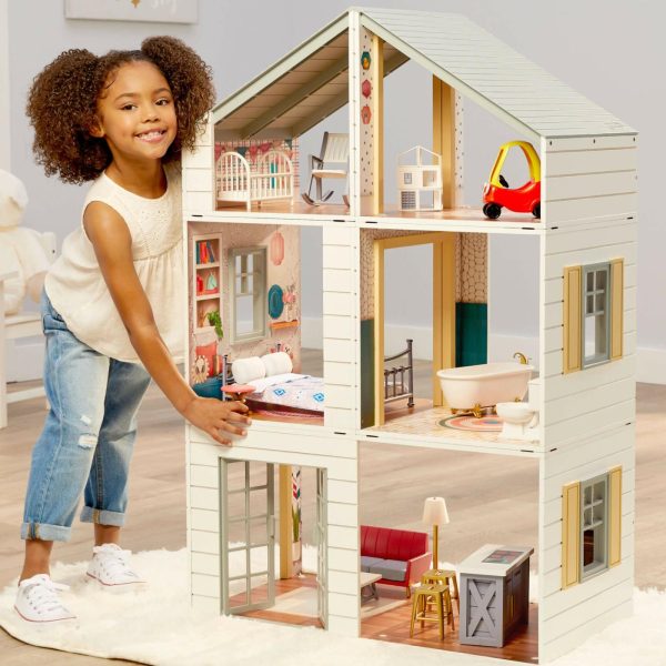 Playsets | Stack ‘N Style™ Wood Dollhouse Playsets Little Tikes