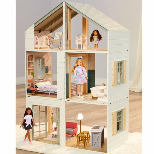 Playsets | Stack ‘N Style™ Wood Dollhouse Playsets Little Tikes