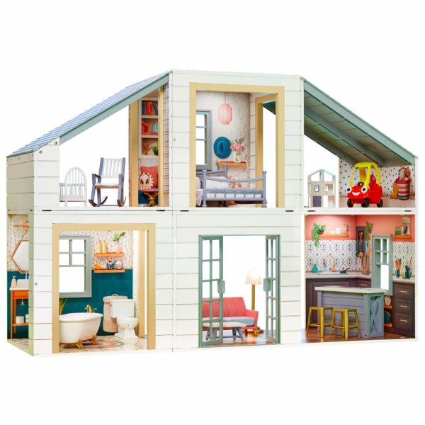 Playsets | Stack ‘N Style™ Wood Dollhouse Playsets Little Tikes