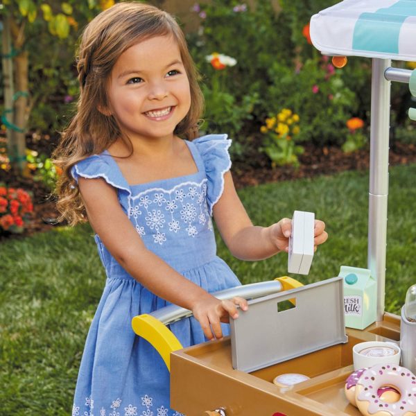 Role Play | 2-In-1 Café Cart Preschool Toys Little Tikes