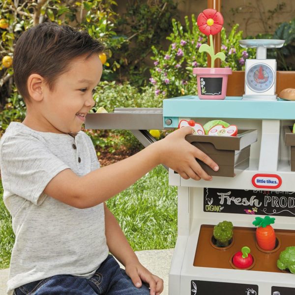 Role Play | 3-In-1 Garden To Table Market Preschool Toys Little Tikes