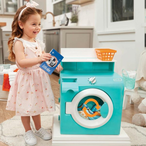 Role Play | First Retro Washer-Dryer Preschool Toys Little Tikes