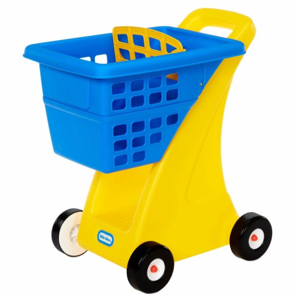 Role Play | Shopping Cart Blue And Yellow Preschool Toys Little Tikes