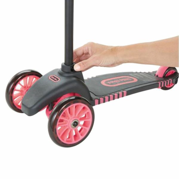 Scooters | Lean To Turn Scooter With Removable Handle – Pink Ride-Ons Little Tikes