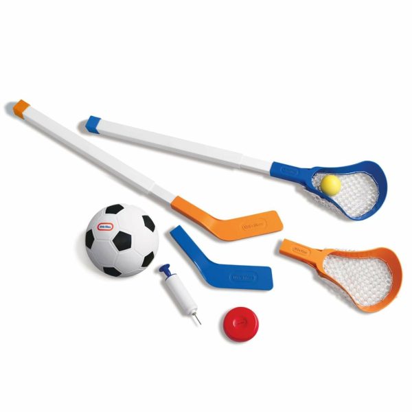 Sports Toys | Easy Score™ Hockey, Soccer & Lacrosse Set Active Play Little Tikes