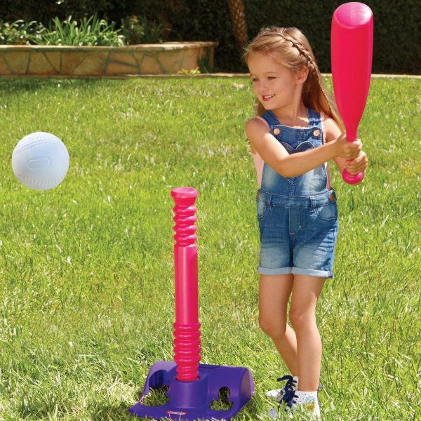 Sports Toys | Totsports™ T-Ball Set – Purple And Pink Active Play Little Tikes