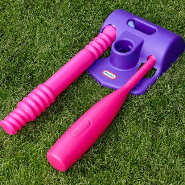 Sports Toys | Totsports™ T-Ball Set – Purple And Pink Active Play Little Tikes