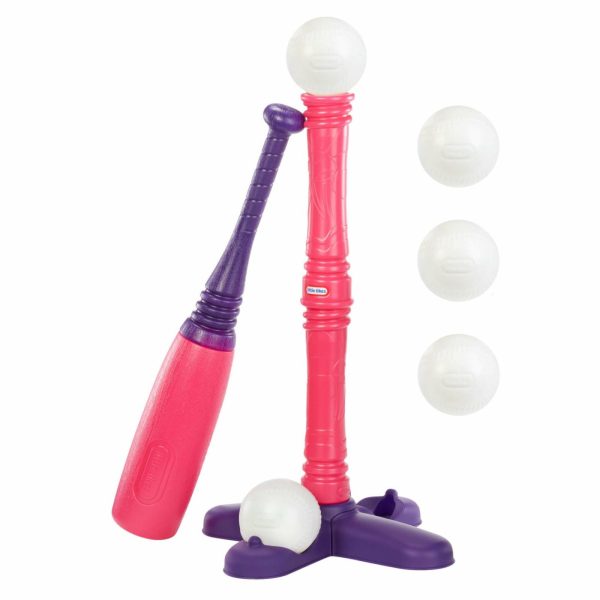 Sports Toys | Totsports™ T-Ball Set With 5 Balls – Pink Active Play Little Tikes