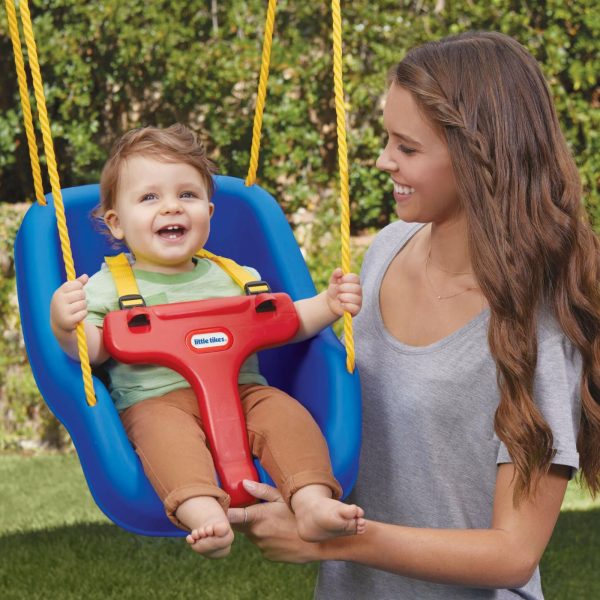 Swing Sets And Swings | 2-In-1 Snug ‘N Secure™ Swing – Blue Active Play Little Tikes