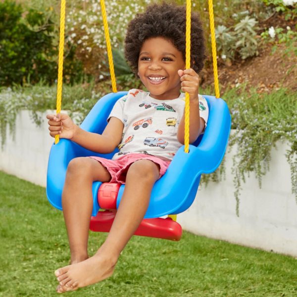 Swing Sets And Swings | 2-In-1 Snug ‘N Secure™ Swing – Blue Active Play Little Tikes