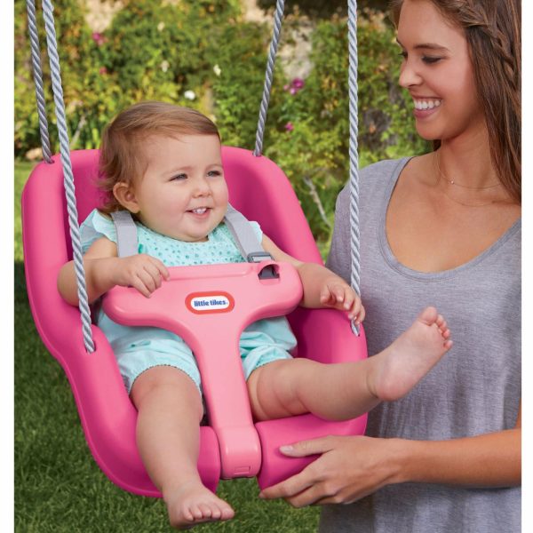 Swing Sets And Swings | 2-In-1 Snug ‘N Secure™ Swing – Magenta Active Play Little Tikes