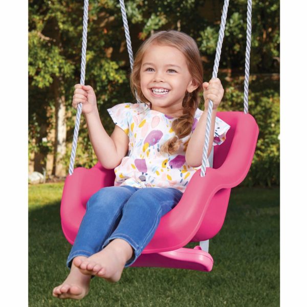 Swing Sets And Swings | 2-In-1 Snug ‘N Secure™ Swing – Magenta Active Play Little Tikes