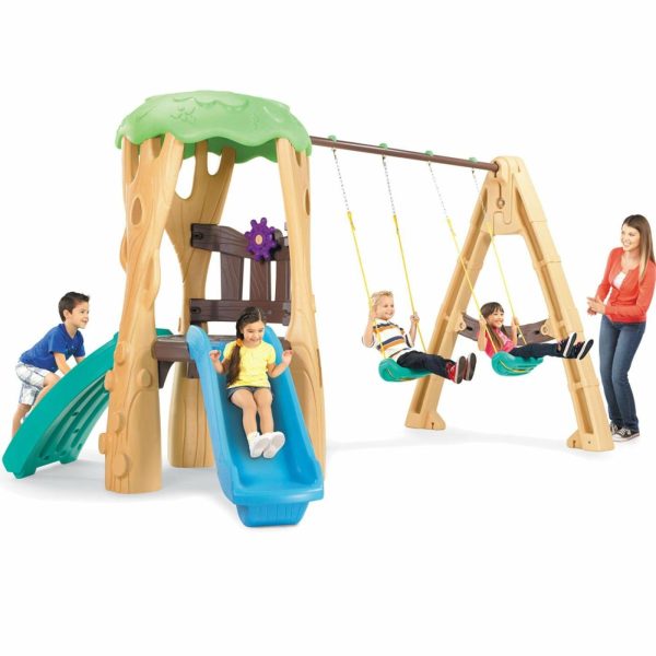 Swing Sets And Swings | Tree House Swing Set Active Play Little Tikes