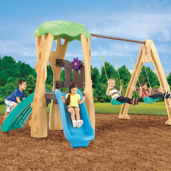 Swing Sets And Swings | Tree House Swing Set Active Play Little Tikes