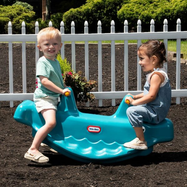 Teeter Totters | Whale Teeter Totter – Blue Ride-Ons Little Tikes