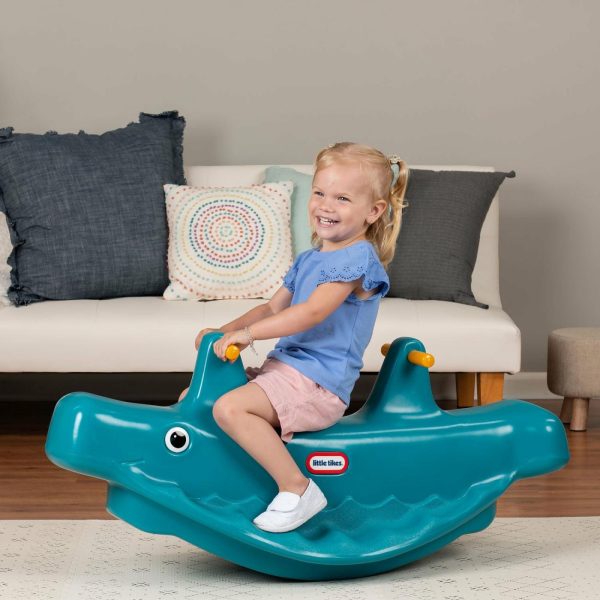 Teeter Totters | Whale Teeter Totter – Blue Ride-Ons Little Tikes