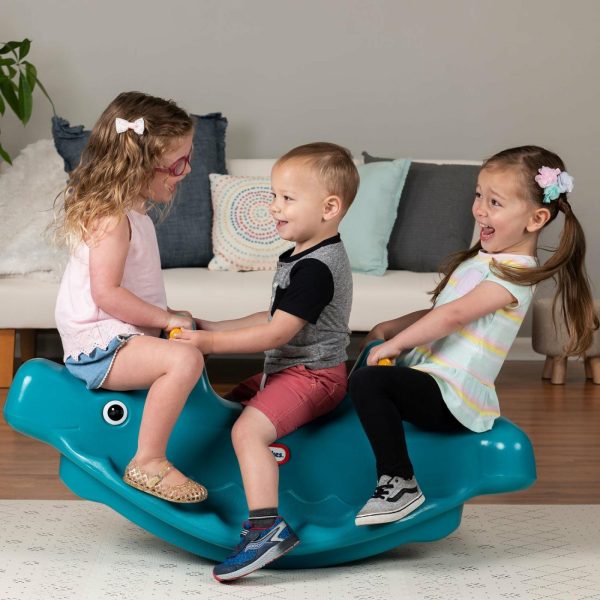 Teeter Totters | Whale Teeter Totter – Blue Ride-Ons Little Tikes