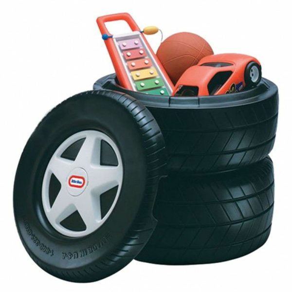 Toy Boxes And Storage | Classic Racing Tire Toy Chest Furniture Little Tikes