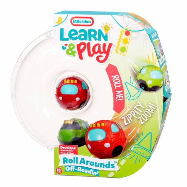 Toy Trucks And Vehicles | Learn & Play™ Roll Arounds™ Vehicle 2-Pack Off Roadin’ Preschool Toys Little Tikes