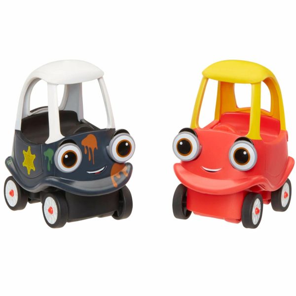 Toy Trucks And Vehicles | Let’S Go Cozy Coupe™ 2Pk Color Change Vehicles Preschool Toys Little Tikes