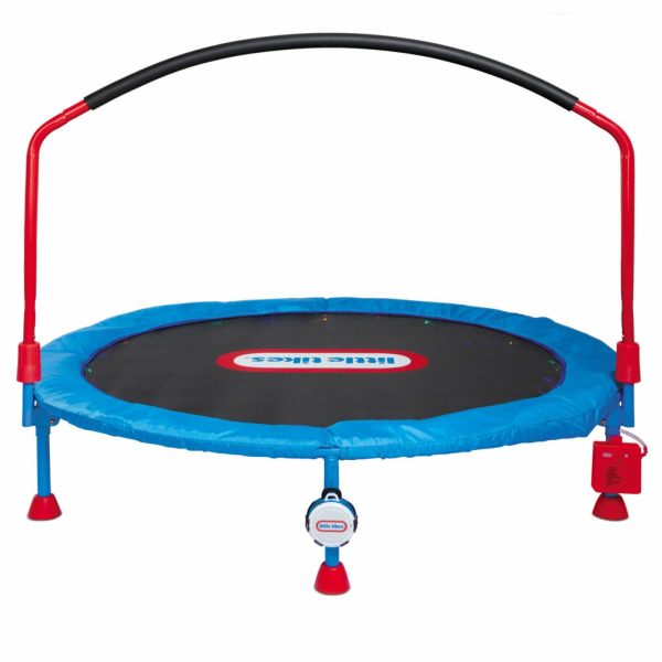 Trampolines | 4.5 Ft Lights ‘N Music Trampoline Active Play Little Tikes