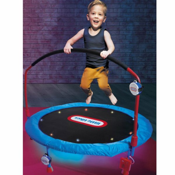 Trampolines | 4.5 Ft Lights ‘N Music Trampoline Active Play Little Tikes