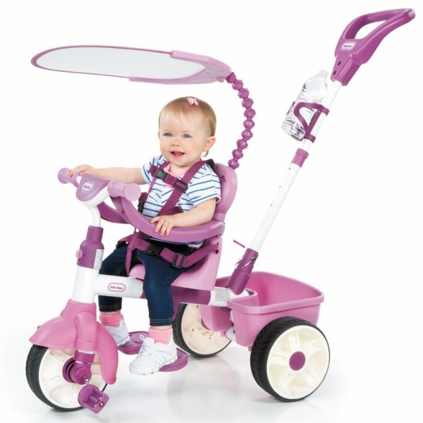 Trikes | 4-In-1 Basic Edition Trike – Pink Ride-Ons Little Tikes