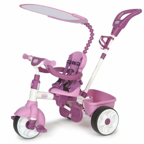 Trikes | 4-In-1 Basic Edition Trike – Pink Ride-Ons Little Tikes