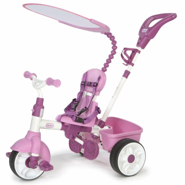 Trikes | 4-In-1 Basic Edition Trike – Pink Ride-Ons Little Tikes