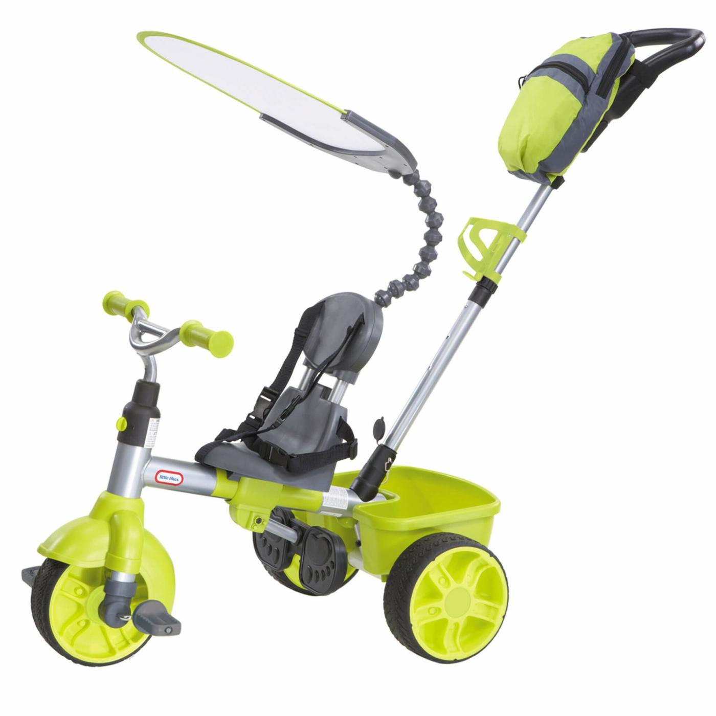 Trikes | 4-In-1 Deluxe Trike With Dash – Neon Green